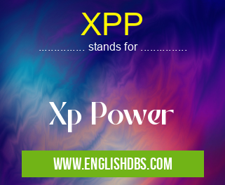 XPP means Xp Power XPP