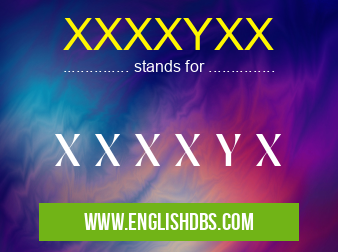 XXXXYXX means X X X X Y X XXXXYXX