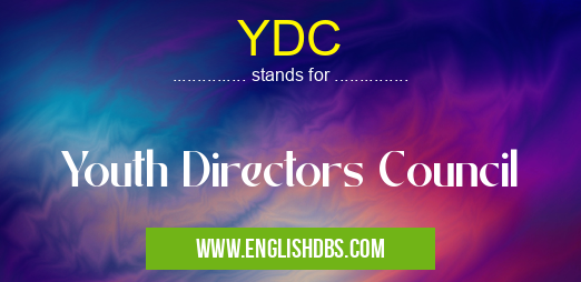 YDC means Youth Directors Council YDC
