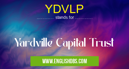 YDVLP means Yardville Capital Trust YDVLP