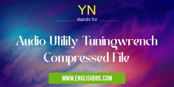 YN means Audio Utility Tuningwrench Compressed File YN