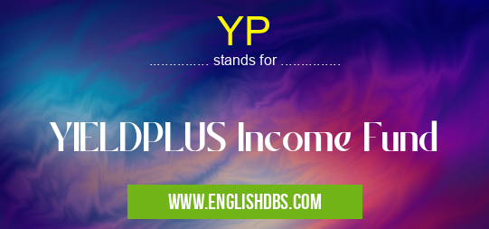 YP means YIELDPLUS Income Fund YP