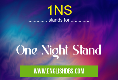 1NS means One Night Stand 1NS