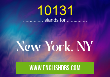 10131 means New York, NY 10131