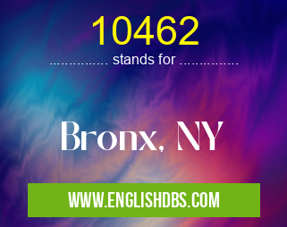10462 means Bronx, NY 10462