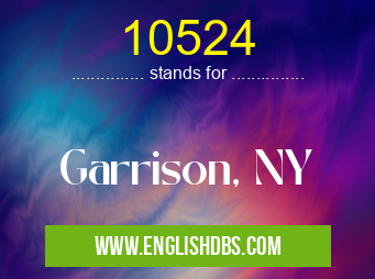 10524 means Garrison, NY 10524