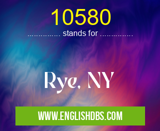 10580 means Rye, NY 10580