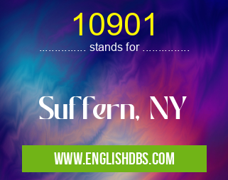 10901 means Suffern, NY 10901