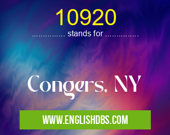 10920 means Congers, NY 10920