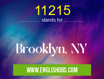 11215 means Brooklyn, NY 11215