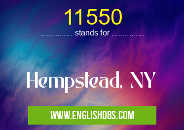 11550 means Hempstead, NY 11550