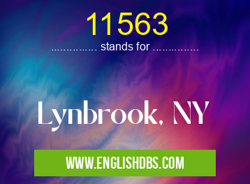 11563 means Lynbrook, NY 11563