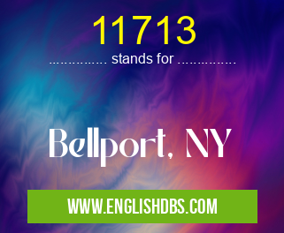 11713 means Bellport, NY 11713