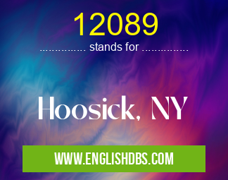 12089 means Hoosick, NY 12089