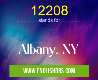 12208 means Albany, NY 12208