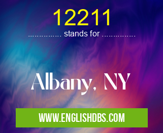 12211 means Albany, NY 12211
