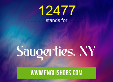 12477 means Saugerties, NY 12477