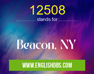 12508 means Beacon, NY 12508