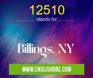 12510 means Billings, NY 12510