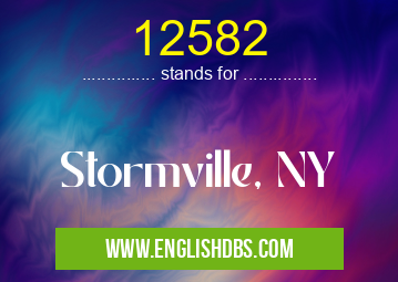 12582 means Stormville, NY 12582