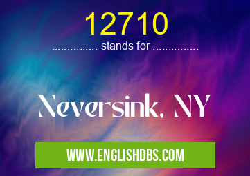 12710 means Neversink, NY 12710
