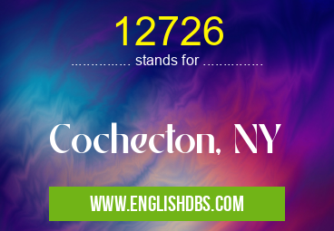 12726 means Cochecton, NY 12726