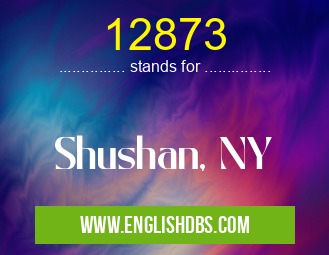 12873 means Shushan, NY 12873