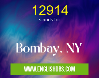 12914 means Bombay, NY 12914