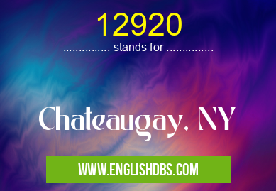 12920 means Chateaugay, NY 12920
