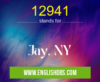 12941 means Jay, NY 12941