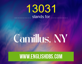 13031 means Camillus, NY 13031