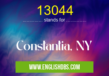 13044 means Constantia, NY 13044