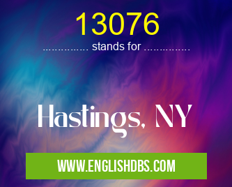 13076 means Hastings, NY 13076