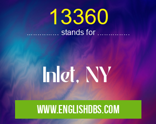 13360 means Inlet, NY 13360