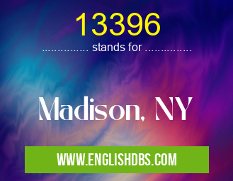 13396 means Madison, NY 13396