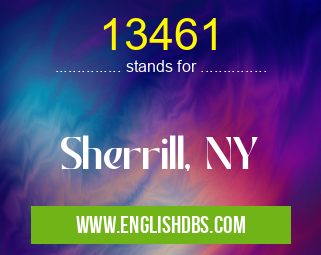 13461 means Sherrill, NY 13461