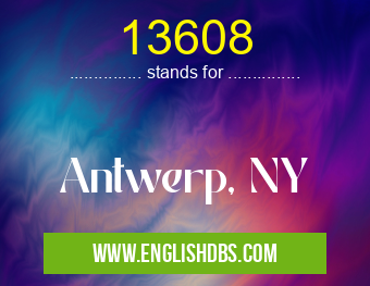 13608 means Antwerp, NY 13608