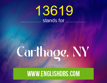 13619 means Carthage, NY 13619
