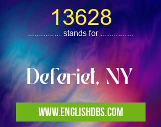 13628 means Deferiet, NY 13628