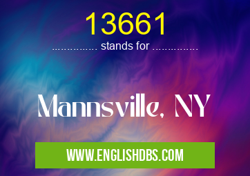 13661 means Mannsville, NY 13661