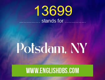 13699 means Potsdam, NY 13699