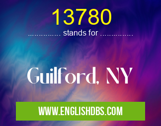 13780 means Guilford, NY 13780