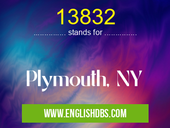 13832 means Plymouth, NY 13832