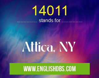 14011 means Attica, NY 14011