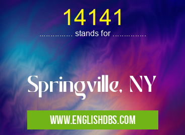 14141 means Springville, NY 14141