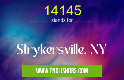 14145 means Strykersville, NY 14145