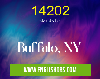 14202 means Buffalo, NY 14202
