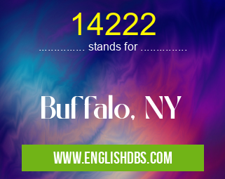 14222 means Buffalo, NY 14222