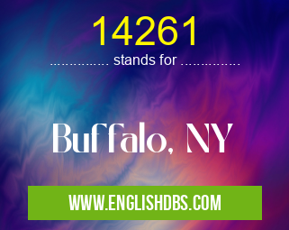 14261 means Buffalo, NY 14261