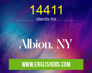 14411 means Albion, NY 14411
